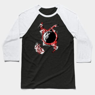 Thrashed TimeBombTom Baseball T-Shirt